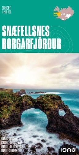 SNÆFELLSNES – BORGARFJÖRÐUR 1:200,000  (IRELAND - ISLANDIA)  *