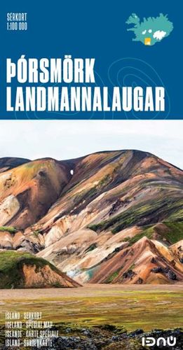 PORSMORK- LANDMANNALAUGAR 1:100.000 (ICELAND - ISLANDIA) *