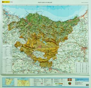 PAÍS VASCO/EUSKADI ( MAPA RELIEVE) 1:200,000 *