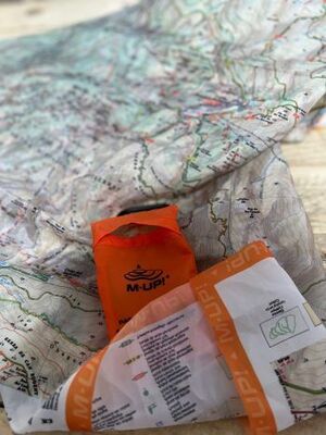 SERRA DEL CADÍ  PEDRAFORCA BY M-UP! (MAPA TÈXTIL) 1:25.0000 *