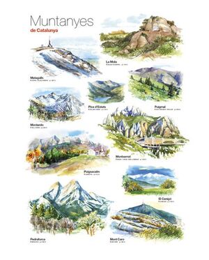 POSTER MUNTANYES DE CATALUNYA (42X59,4 CM)